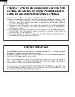 Preview for 2 page of Sharp Carousel R-1500 Service Manual