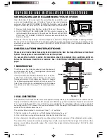 Preview for 6 page of Sharp Carousel R-1510 Installation Instructions Manual