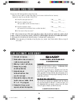 Preview for 34 page of Sharp Carousel R-1510 Installation Instructions Manual