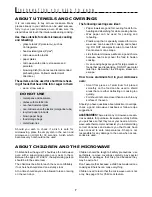 Preview for 9 page of Sharp Carousel R-1600 Operation Manual