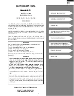 Предварительный просмотр 5 страницы Sharp Carousel R-1750 Service Manual