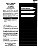 Preview for 3 page of Sharp Carousel R-1850A Supplemental Service Manual