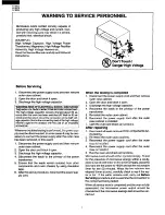 Preview for 4 page of Sharp Carousel R-1850A Supplemental Service Manual