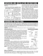 Preview for 5 page of Sharp Carousel R-203HW Operation Manual