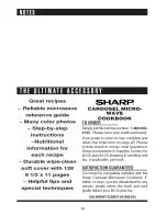 Preview for 21 page of Sharp Carousel R-203HW Operation Manual