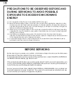 Preview for 2 page of Sharp Carousel R-203HW Service Manual