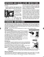 Preview for 5 page of Sharp Carousel R-214F Operation Manual