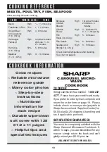 Preview for 20 page of Sharp Carousel R-216L Operation Manual