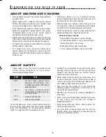 Preview for 8 page of Sharp Carousel R-301F Operation Manual