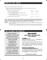 Preview for 20 page of Sharp Carousel R-301F Operation Manual