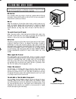 Preview for 19 page of Sharp Carousel R-305H Operation Manual