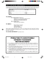 Preview for 2 page of Sharp Carousel R-307E Operation Manual