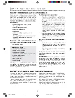 Preview for 7 page of Sharp Carousel R-307E Operation Manual