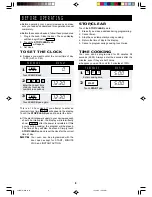 Preview for 10 page of Sharp Carousel R-307E Operation Manual