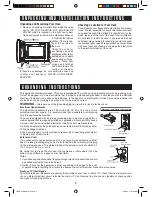 Preview for 5 page of Sharp Carousel R-307N Operation Manual