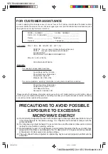 Preview for 2 page of Sharp Carousel R-310AK Operation Manual