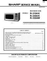 Preview for 25 page of Sharp Carousel R-310AK Supplemental Service Manual