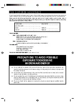 Preview for 2 page of Sharp Carousel R-310E Operation Manual