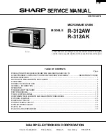 Preview for 1 page of Sharp Carousel R-312AK Service Manual