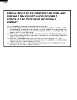 Preview for 2 page of Sharp Carousel R-312AK Service Manual