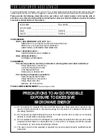 Preview for 2 page of Sharp Carousel R-319F Operation Manual