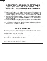 Preview for 2 page of Sharp Carousel R-326FS Service Manual