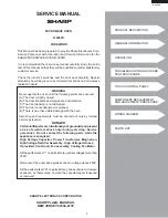 Preview for 5 page of Sharp Carousel R-326FS Service Manual