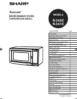 Sharp Carousel R-340C Operation Manual preview