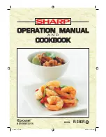 Preview for 1 page of Sharp Carousel R-340R Operation Manual And Cookbook