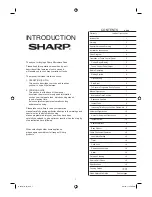 Preview for 3 page of Sharp Carousel R-340R Operation Manual And Cookbook