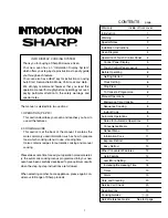 Preview for 3 page of Sharp Carousel R-350E Operation Manual And Cookbook