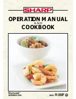 Preview for 1 page of Sharp Carousel R-350F Operation Manual And Cookbook