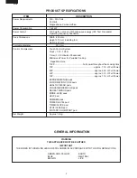 Preview for 4 page of Sharp Carousel R-350J Service Manual