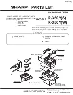 Preview for 35 page of Sharp Carousel R-350YS Service Manual