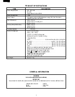 Preview for 4 page of Sharp Carousel R-380E Service Manual