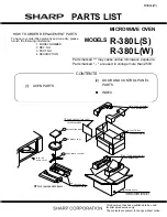 Предварительный просмотр 35 страницы Sharp Carousel R-380L Service Manual