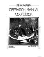 Preview for 1 page of Sharp Carousel R-3S56 Operation Manual With Cookbook