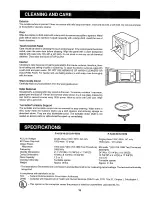 Preview for 20 page of Sharp Carousel R-4A38 Operation Manual