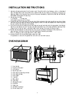 Preview for 6 page of Sharp Carousel R-520E Operation Manual