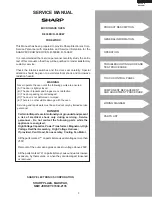 Preview for 5 page of Sharp CAROUSEL R-530EK Service Manual