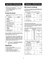 Preview for 12 page of Sharp Carousel R-7A85 Operation And Cooking Manual