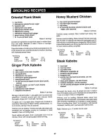 Preview for 38 page of Sharp Carousel R-7A85 Operation And Cooking Manual