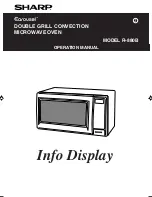 Preview for 1 page of Sharp Carousel R-880B Operation Manual