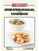 Sharp Carousel R-880F Operation Manual And Cookbook preview