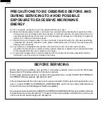 Preview for 2 page of Sharp Carousel R-930CS Service Manual