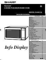 Sharp Carousel R-990C Operation Manual preview