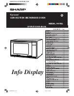 Sharp Carousel R-995J Operation Manual preview