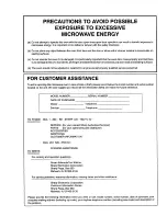 Preview for 2 page of Sharp Carousel R-9H66 Operation Manual