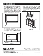 Preview for 4 page of Sharp Carousel RK56S27 Installation Instructions