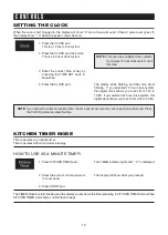 Preview for 11 page of Sharp Carousel SMC1131CW-CR Operator'S Manual